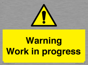 Warning Work in progress